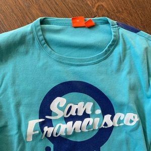 baby blue hugo boss t shirt